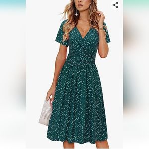Green Polka Dot Dress